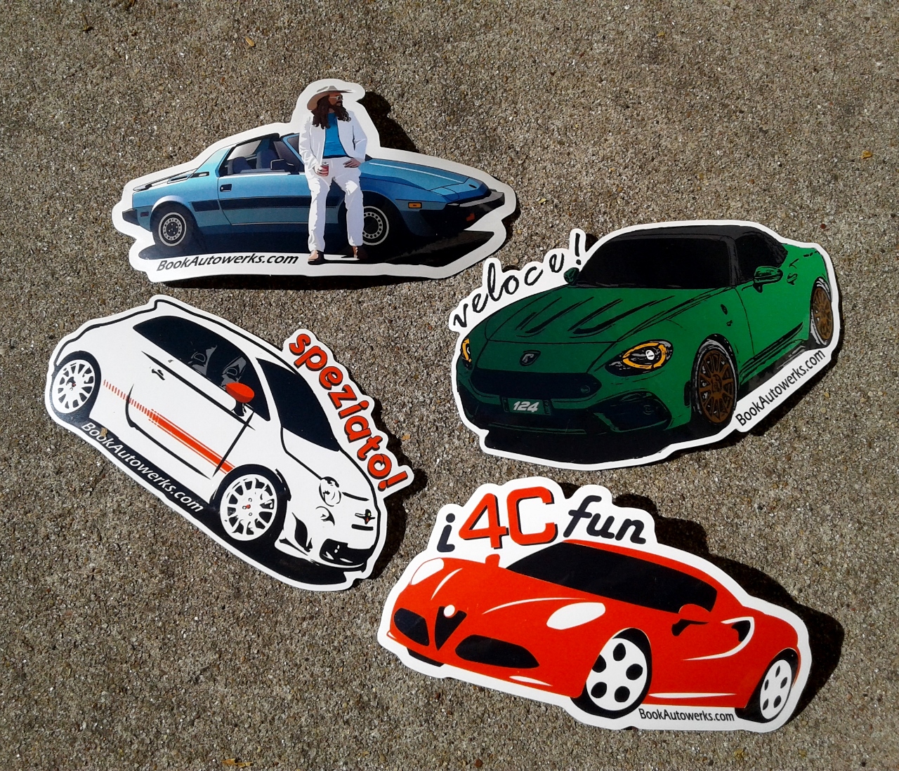 Italian Car Sticker Italian Sticker Collection – Book Autowerks